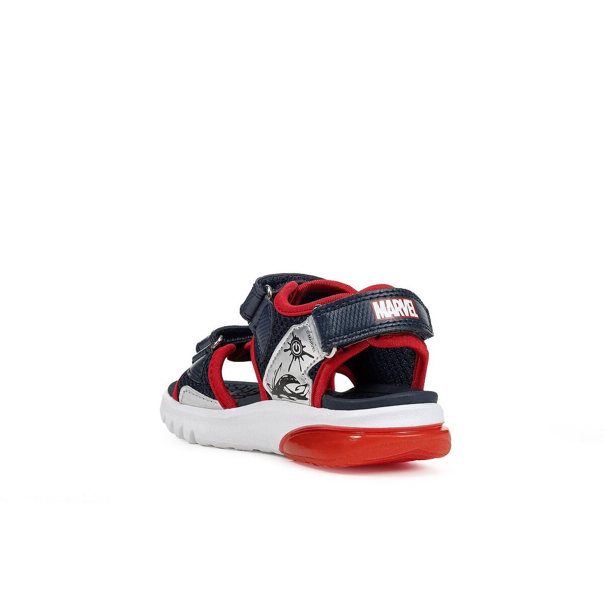 Sandali a LED CIBERDRON x Spiderman blu/rosso, GEOX