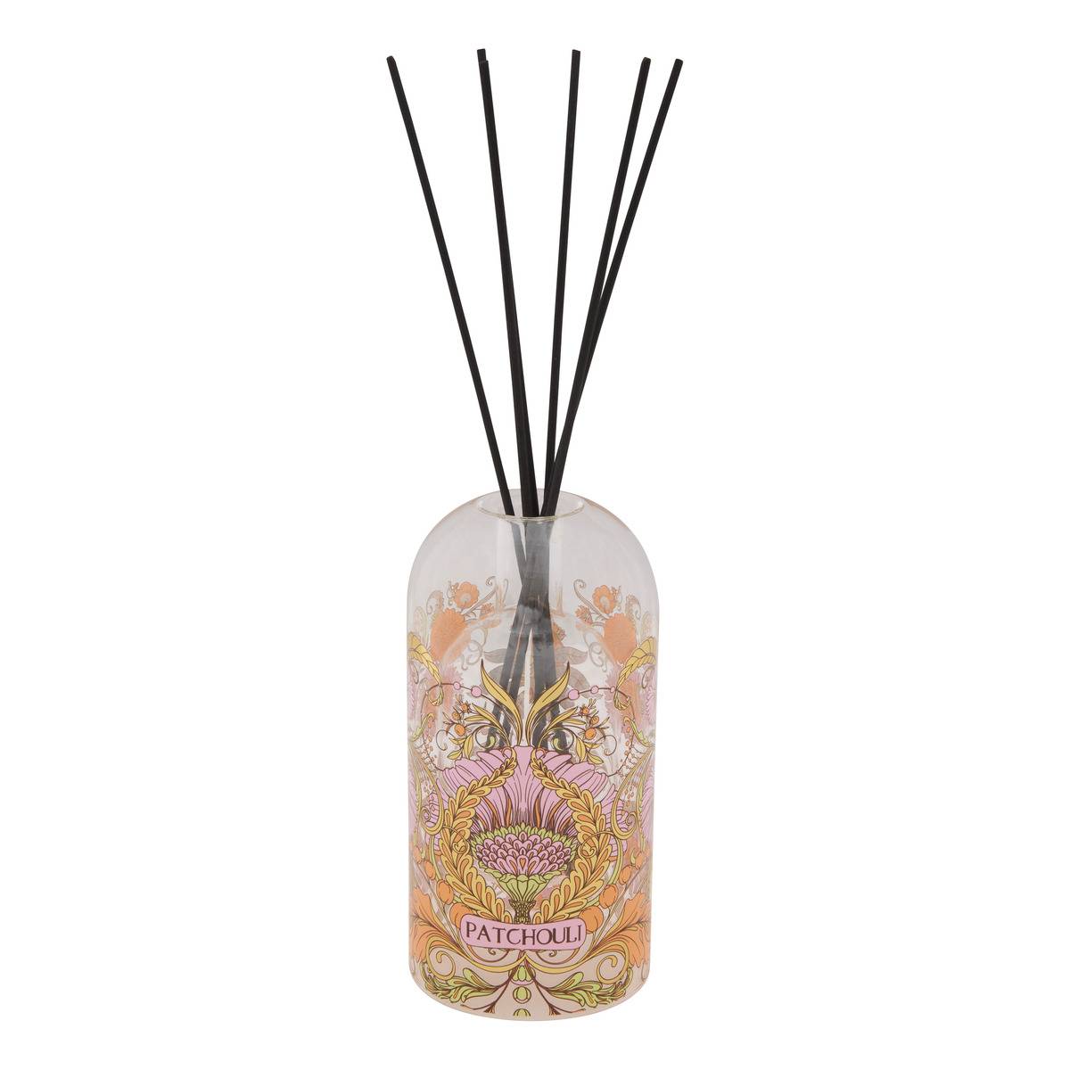 Diffuseur senteur ambre en verre ILAN bleu, ATMOSPHERA