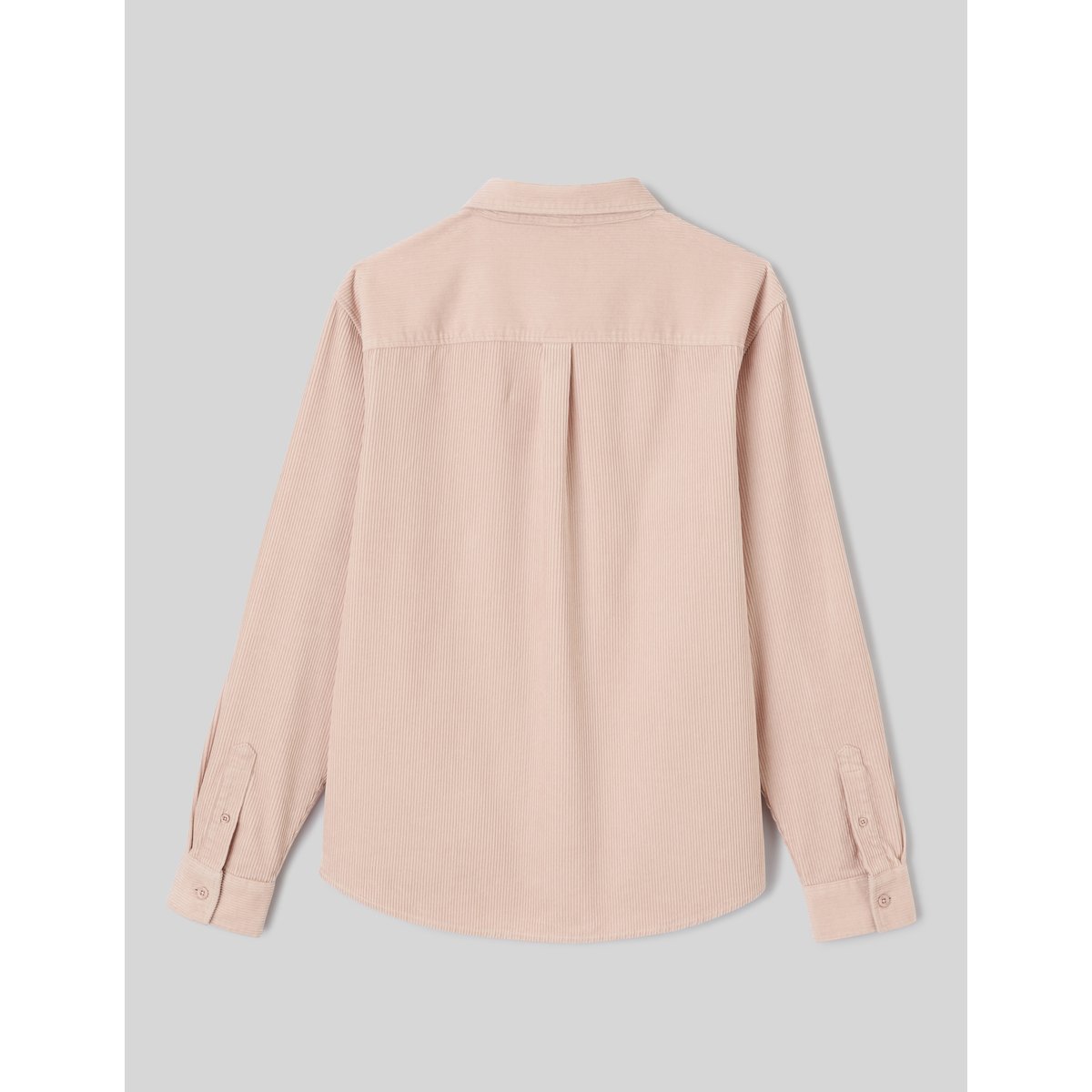 Chemise en velours côtelé rose pâle, BZB