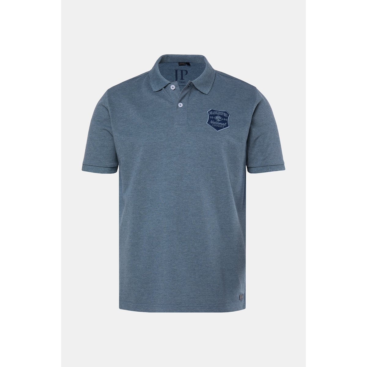 Polo en piqué gris bleu, JP1880