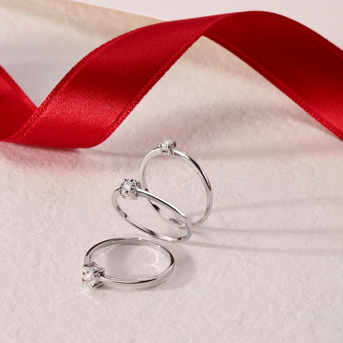 Bague en or blanc 375 PETITE ETOILE argent, BLUESPIRIT