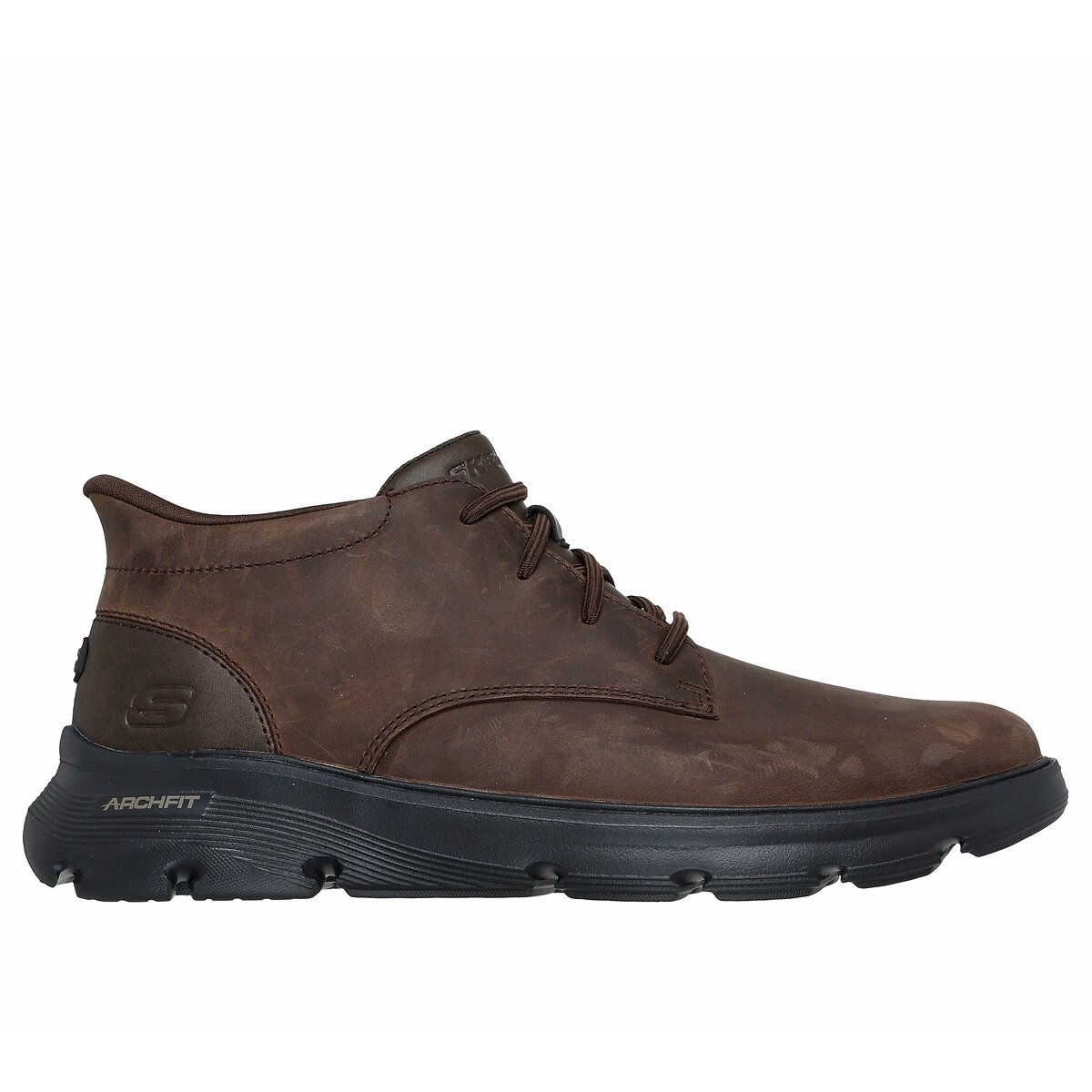 Boots Arch Fit Garza chocolat, SKECHERS