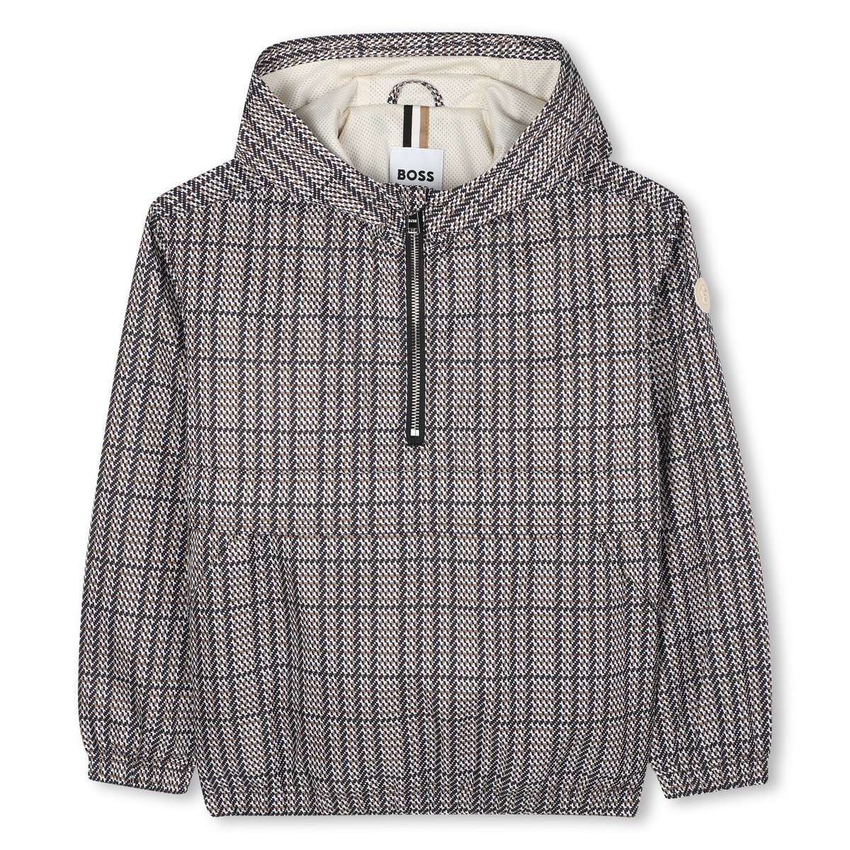 Coupe-vent à capuche black, BOSS KIDSWEAR