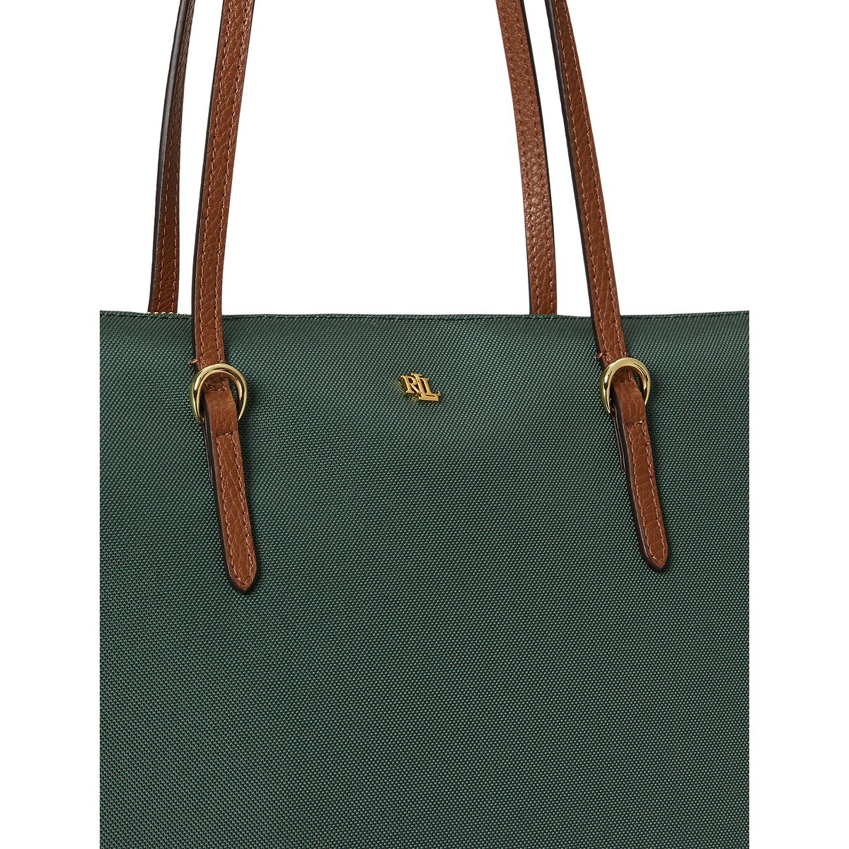 Sac tote large en toile, KEATON vert, LAUREN RALPH LAUREN