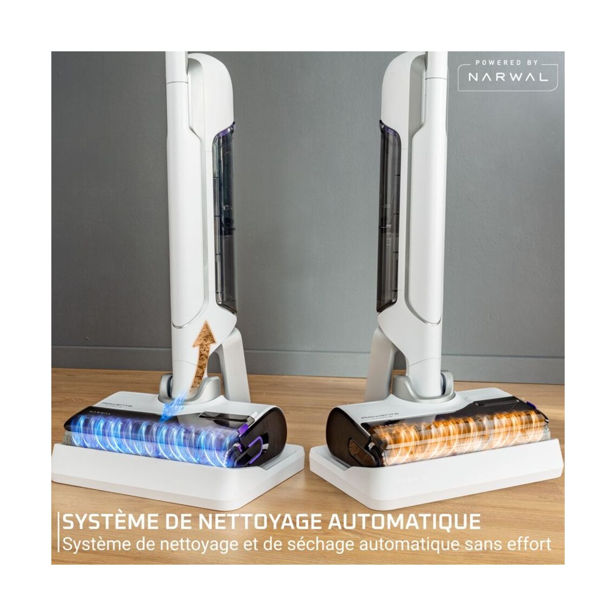 Aspirateur laveur X Clean 10 GZ7035WO couleur unique, ROWENTA