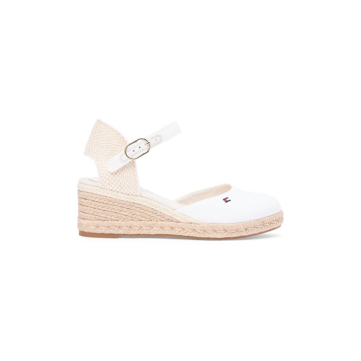 Sandales compensées fermées ecru, TOMMY HILFIGER