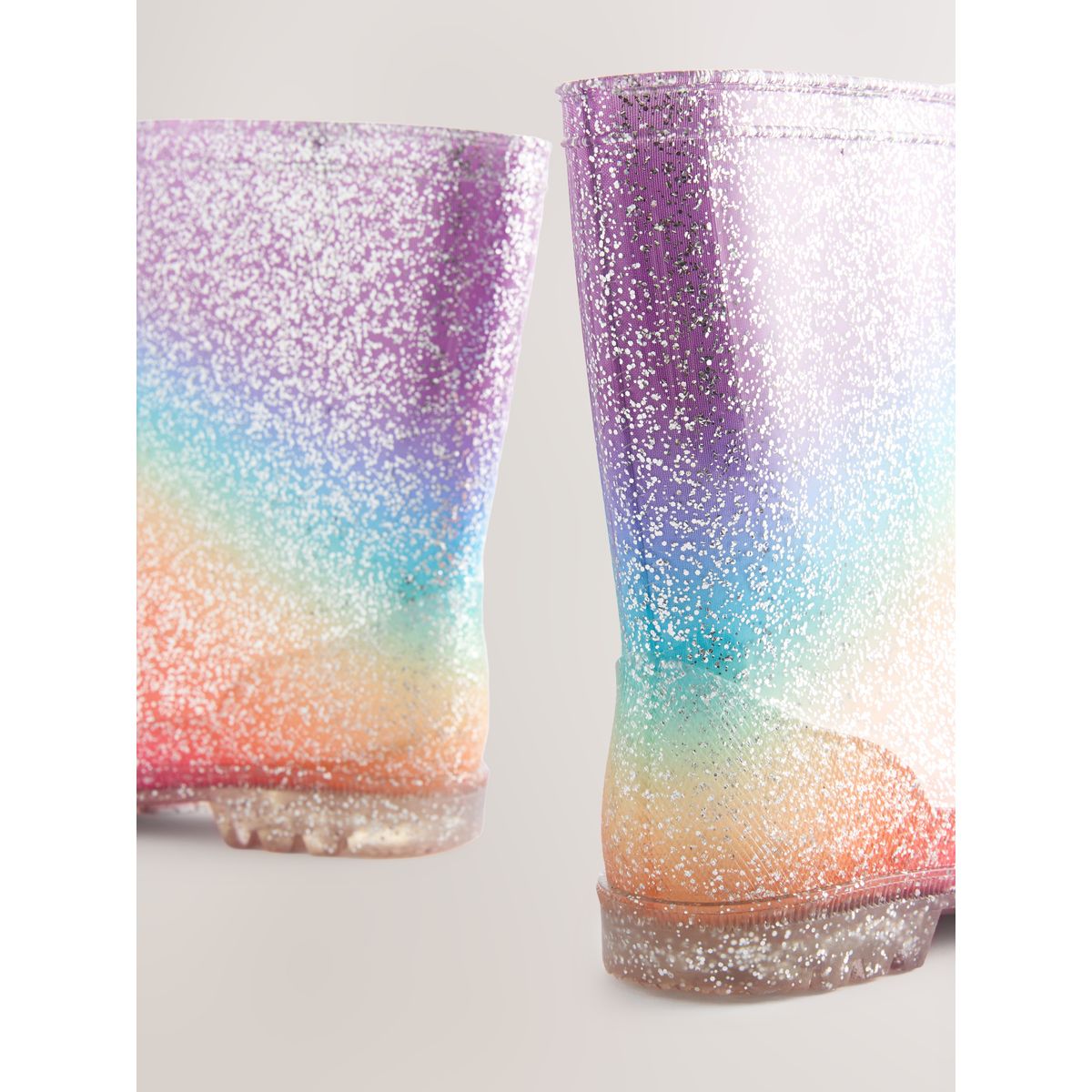 Bottes en caoutchouc paillettes arc-en-ciel, NEXT