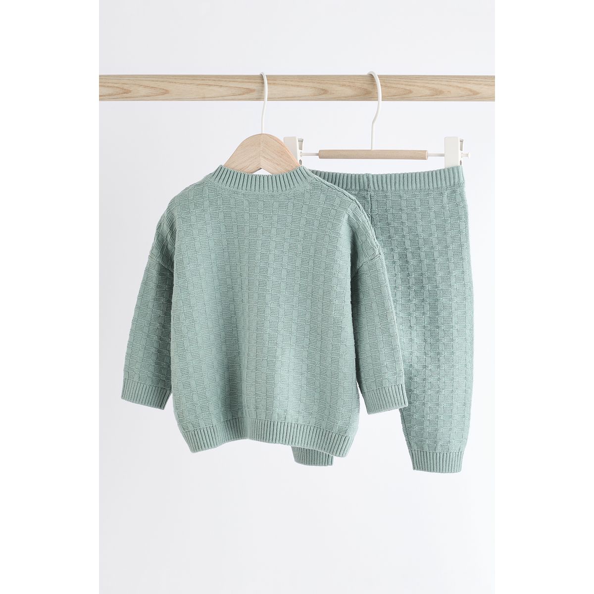 Pull maille texturée et legging bébé minéral, NEXT