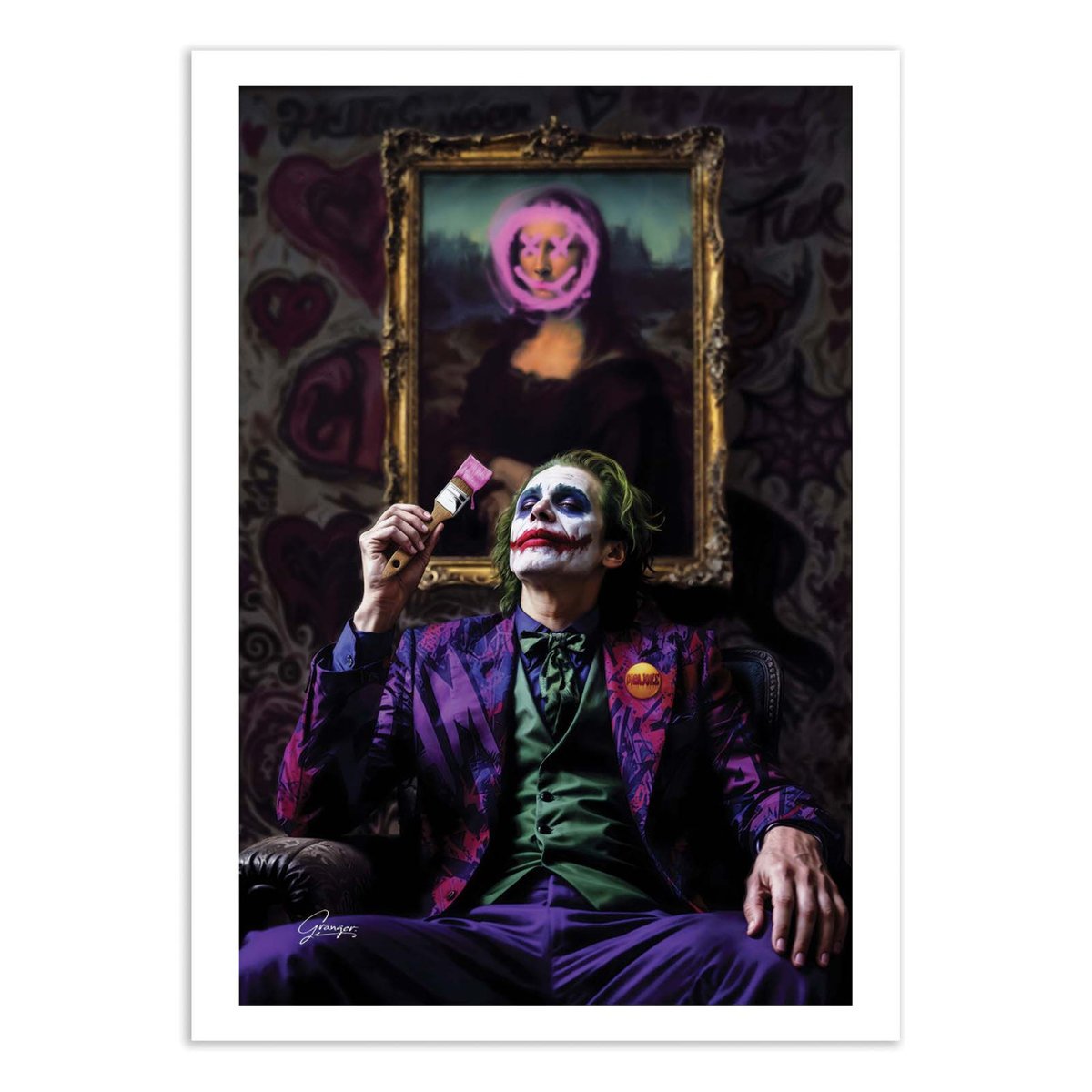 Affiche d'art - The painter - Alexandre Granger couleur unique, WALL EDITIONS