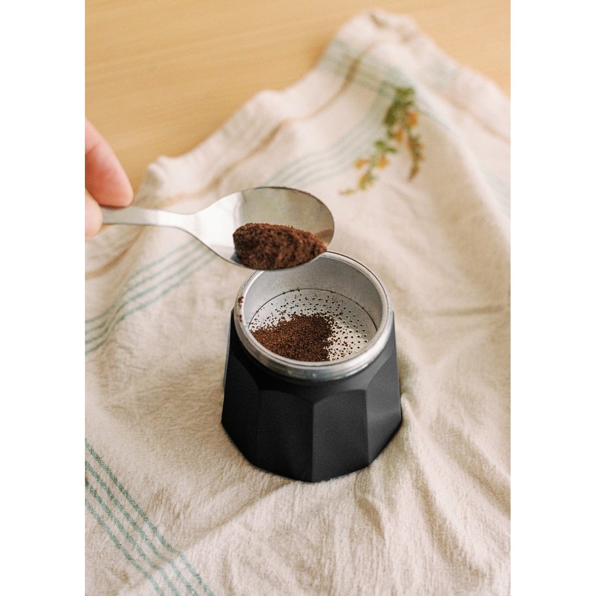 Cafetière italienne THERA MOKA RETRO noir, CREATE