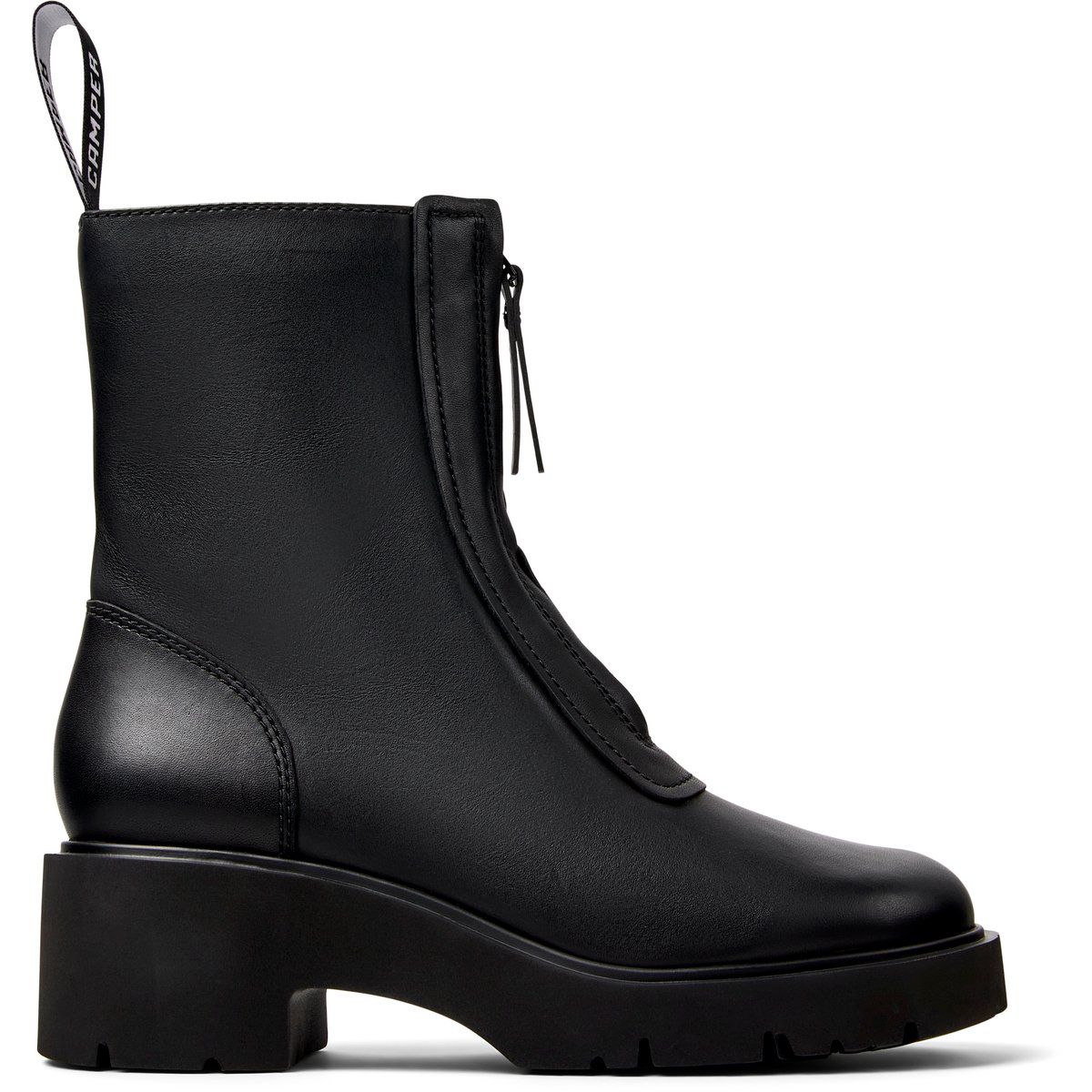 Bottines Milah Smooth Leather noir, CAMPER