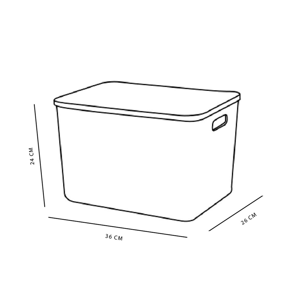 Panier de rangement avec couvercle plastique EQUIPMENT rose, UTILITY