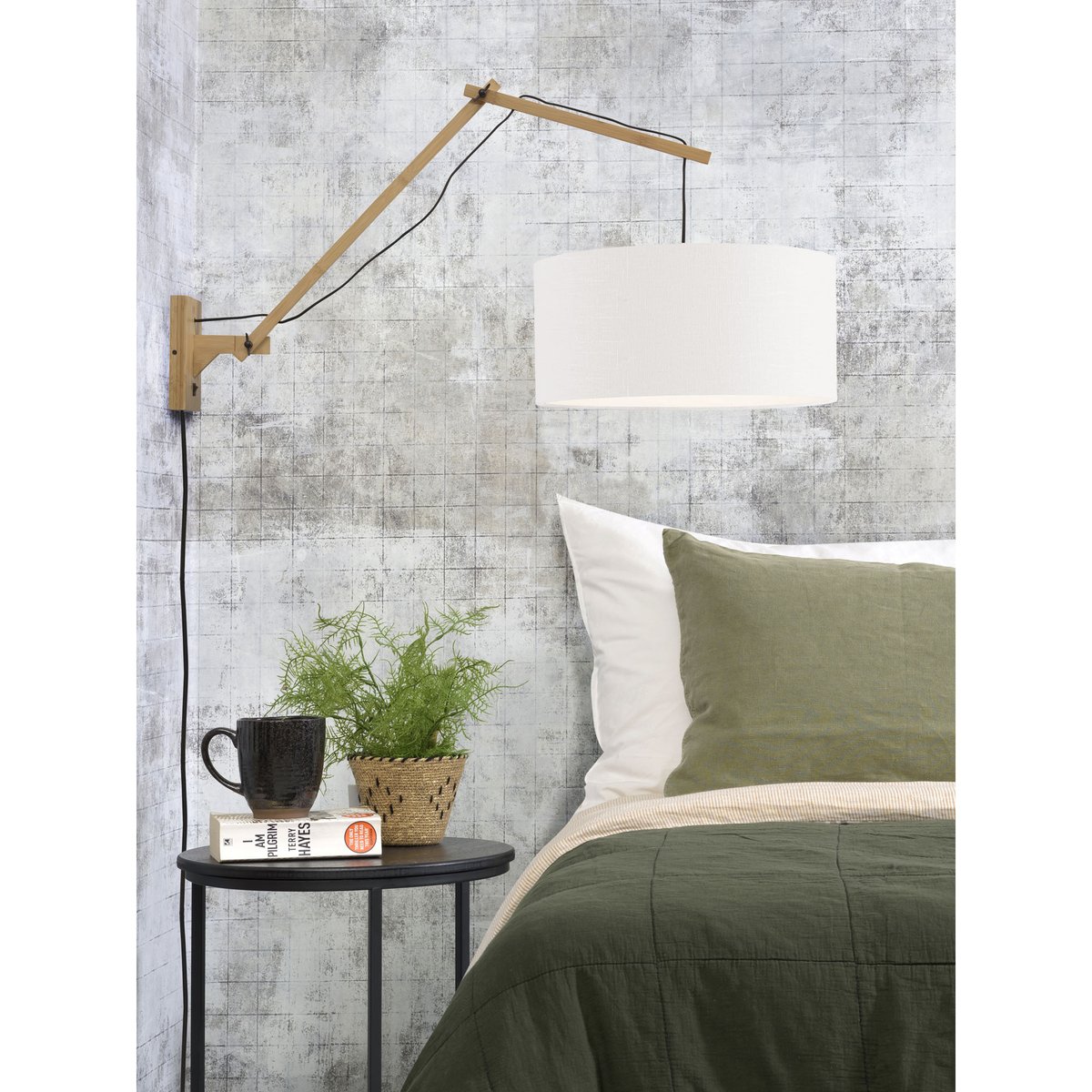 Applique Bambou ANDES blanc, GOOD & MOJO