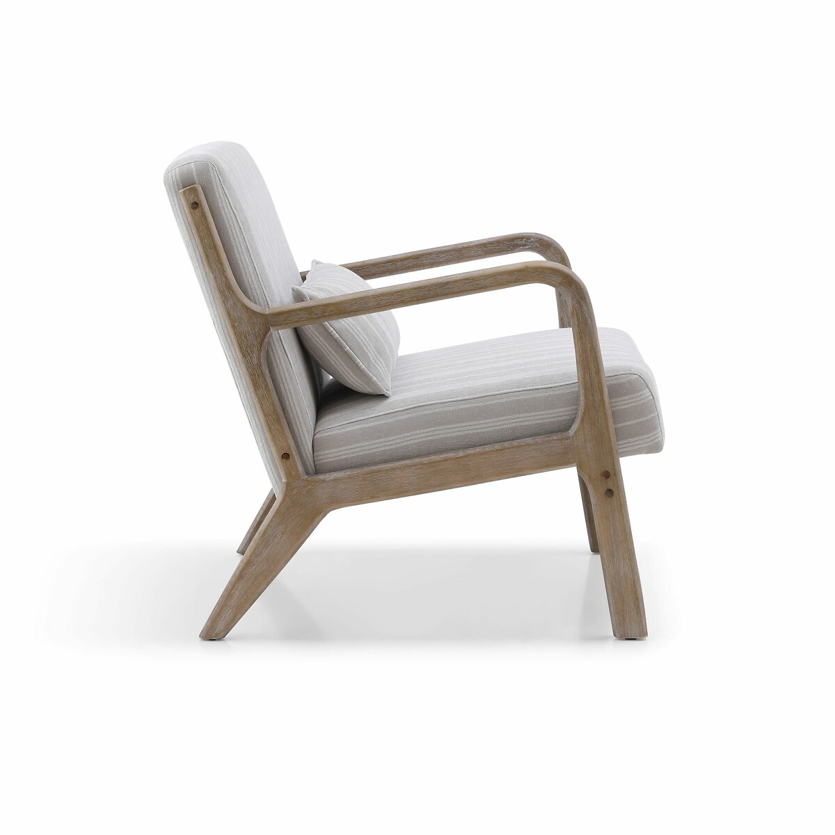 Ezra Chenille Stripe Armchair natural, SO'HOME