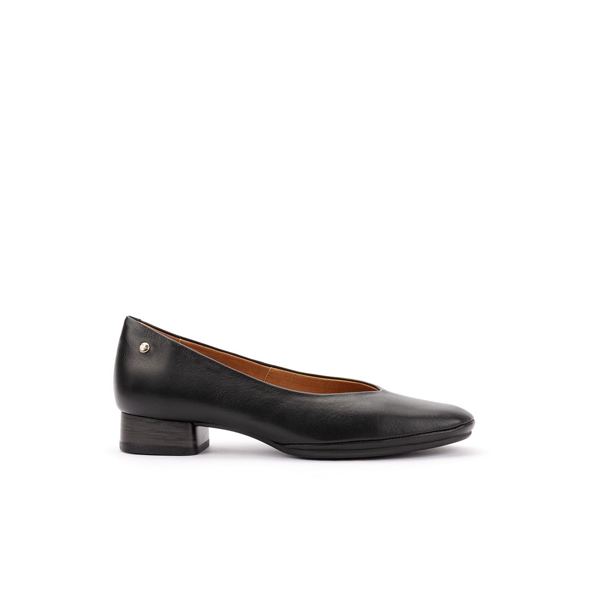 Chaussures à talon cuir Ubeda forme large black, PIKOLINOS