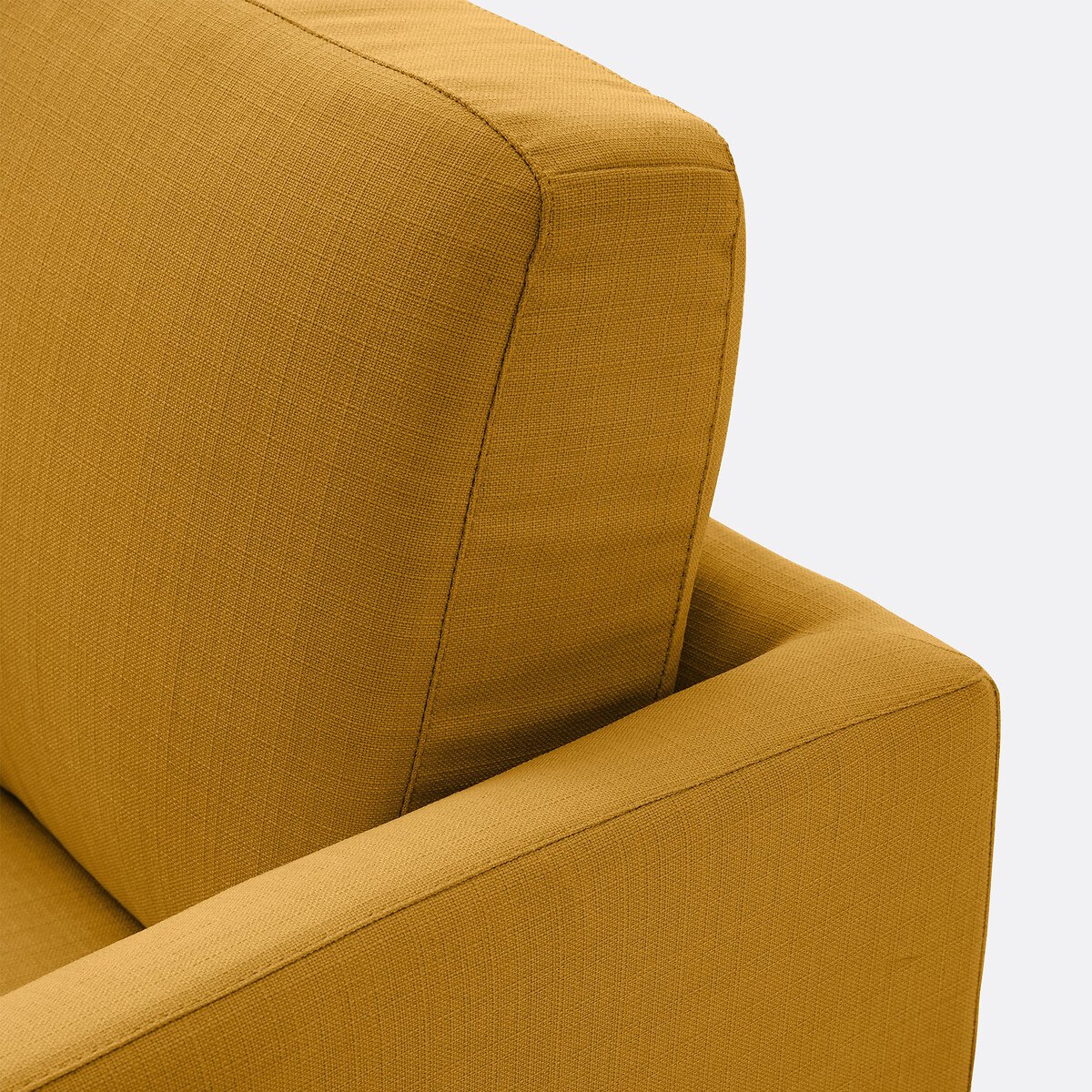 Sillón de poliéster/algodón, Jimi mostaza, LA REDOUTE INTERIEURS