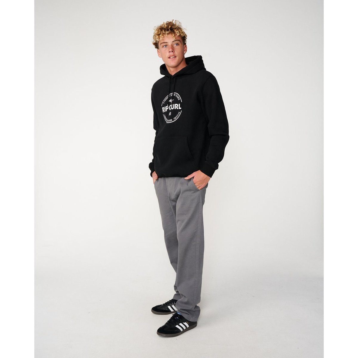 Sweat à capuche Staple black, RIP CURL