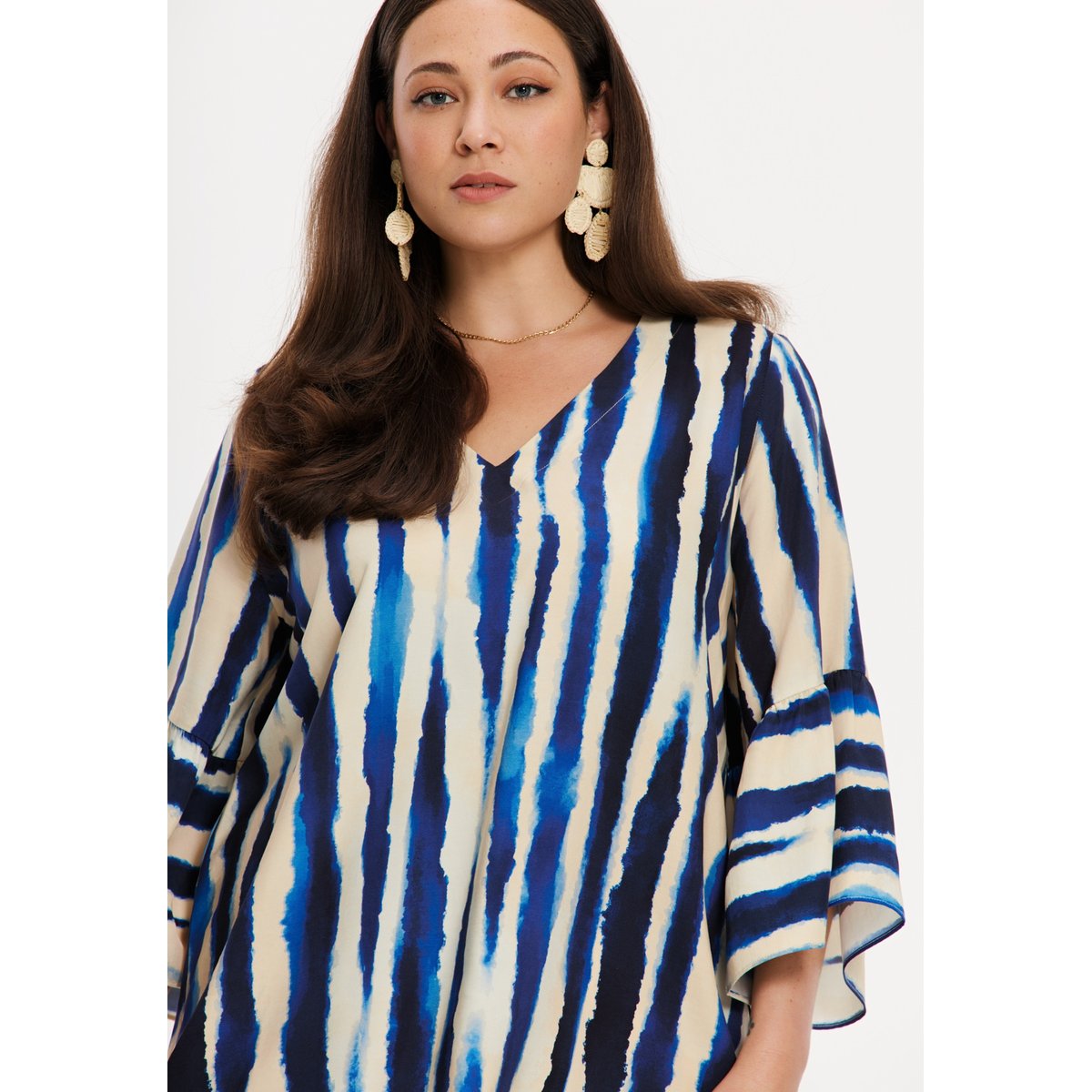 Tunique Flare Fit bleu, YOEK