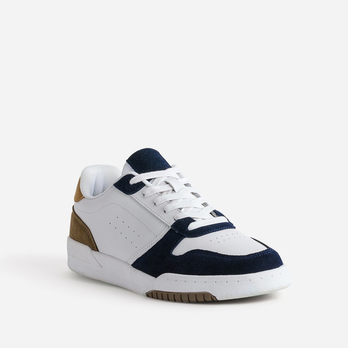 Basket en cuir DANILO blanc, ERAM