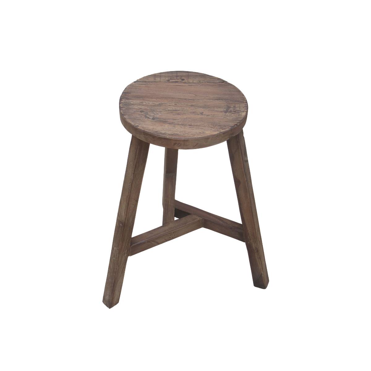 Tabouret Nolah bois foncé, MADE IN MEUBLES