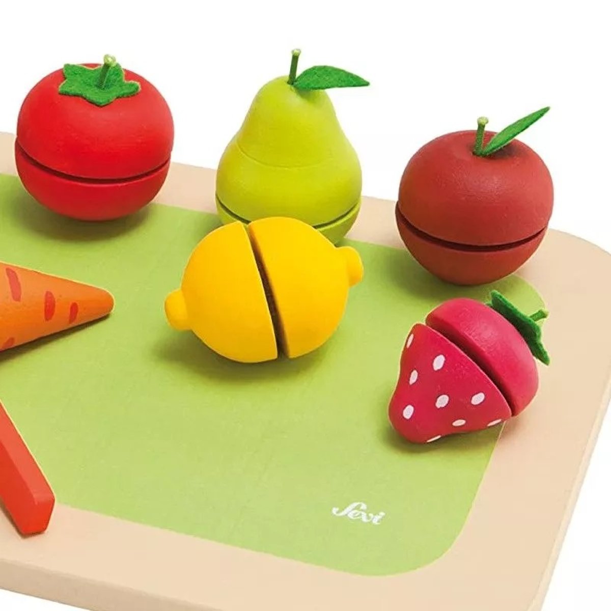 Fruits et légumes à découper vert, SEVI