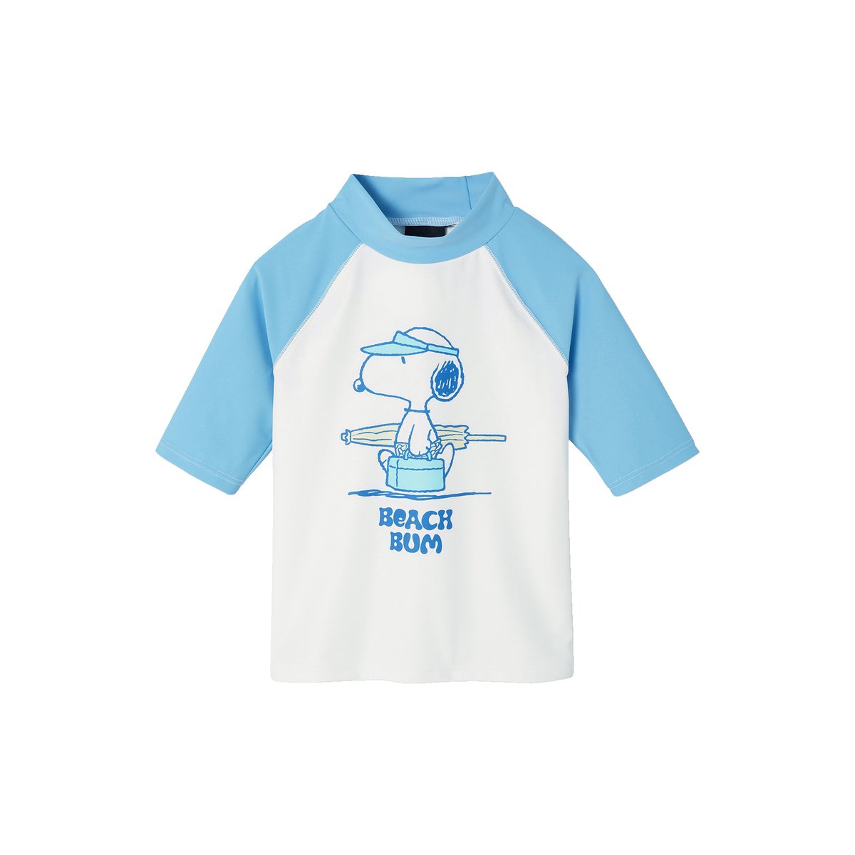 Maillot de bain anti UV Snoopy bleu ciel, VERTBAUDET