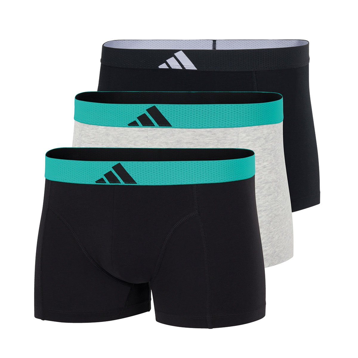 Boxers, lot de 3, ACTIVE FLEX COTTON BODY noir, ADIDAS SPORTSWEAR