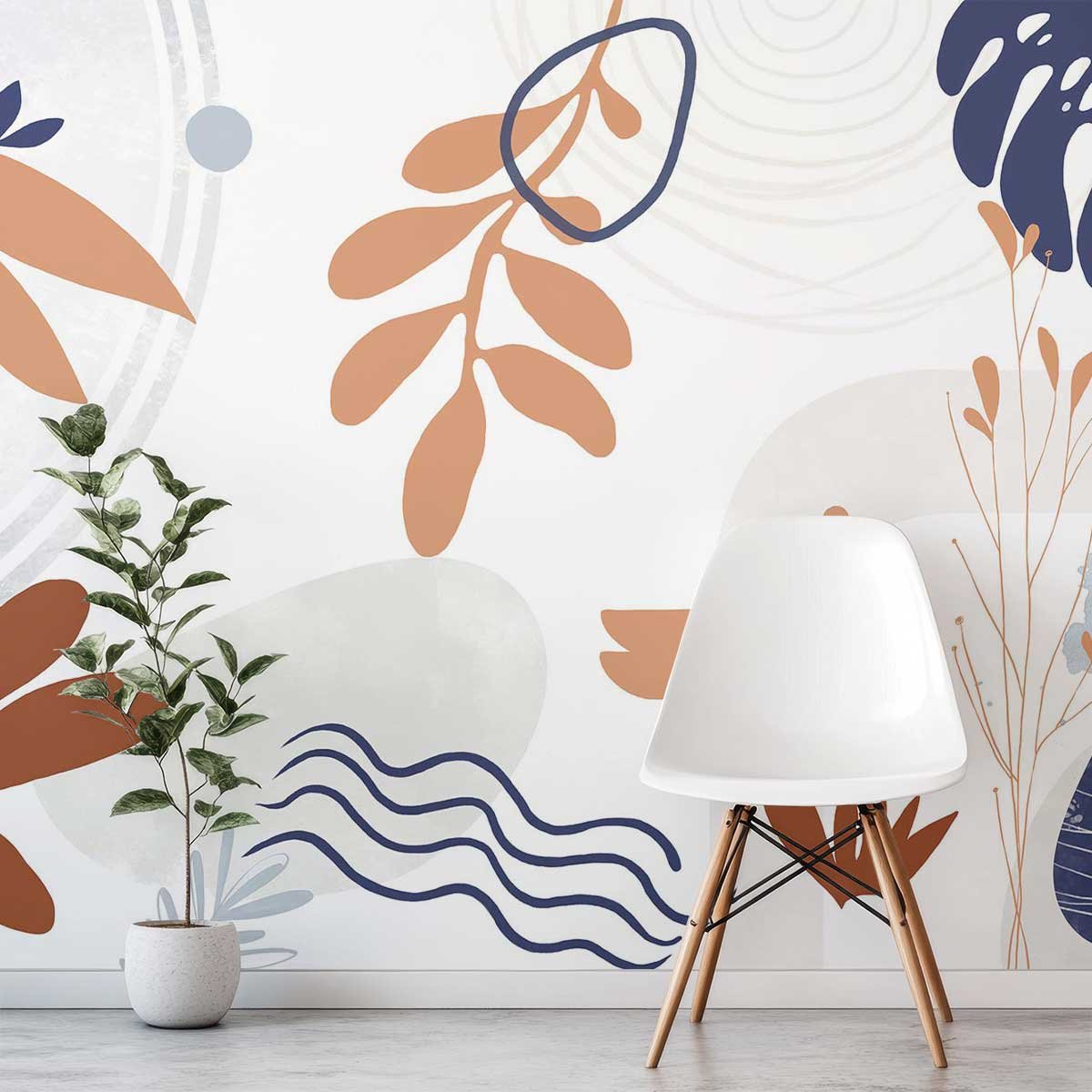 Papier peint pochoir pop intissé, HEXOA
