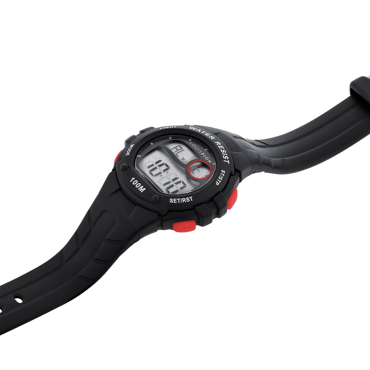Montre Digital  SAM noir noir noir, LOUIS PION