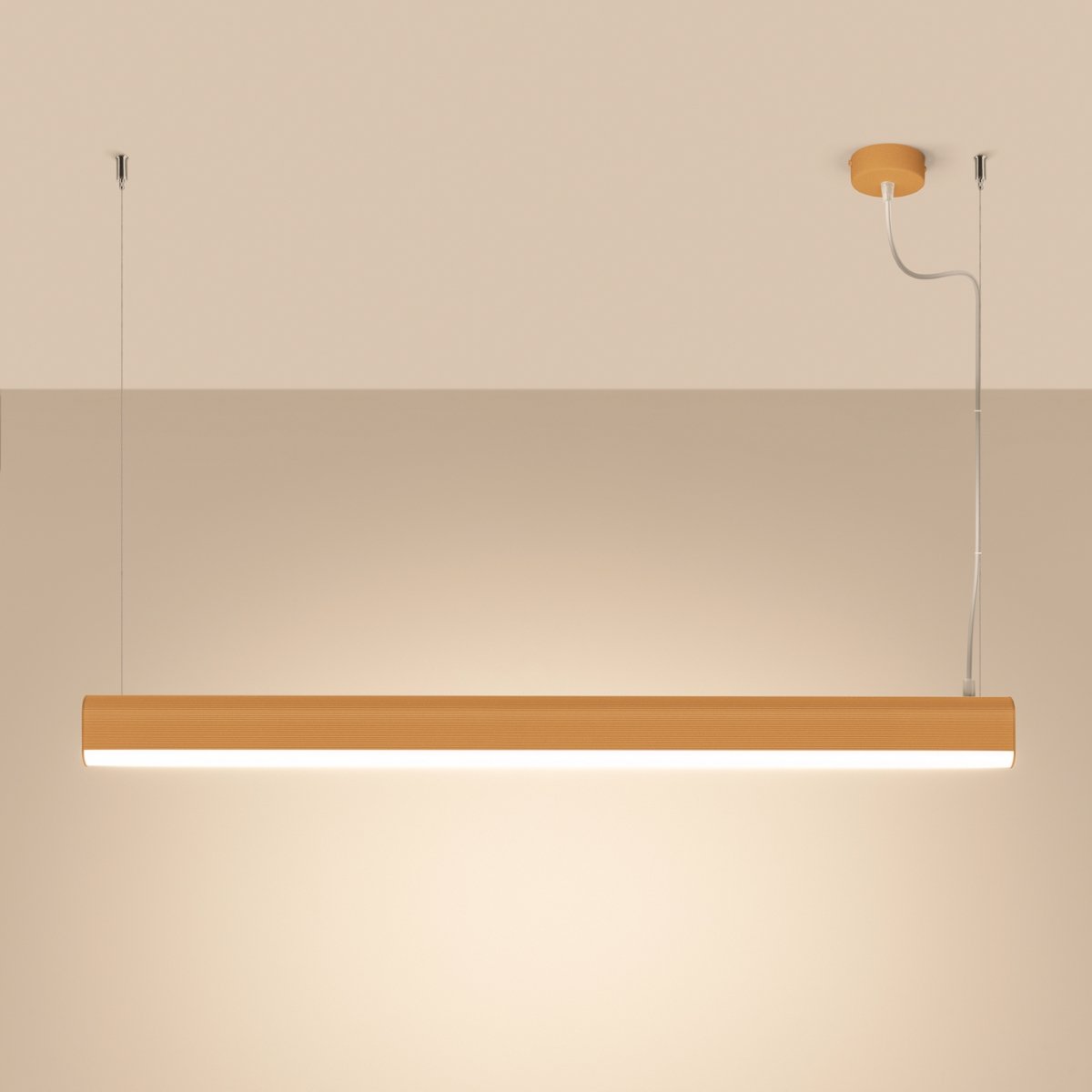 Suspension Aluminium Doré LED 1 Farge doré, EDEN