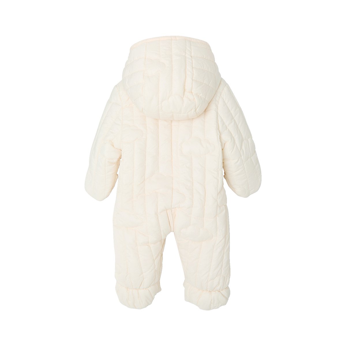 Combipilote naissance avec capuche écru, VERTBAUDET