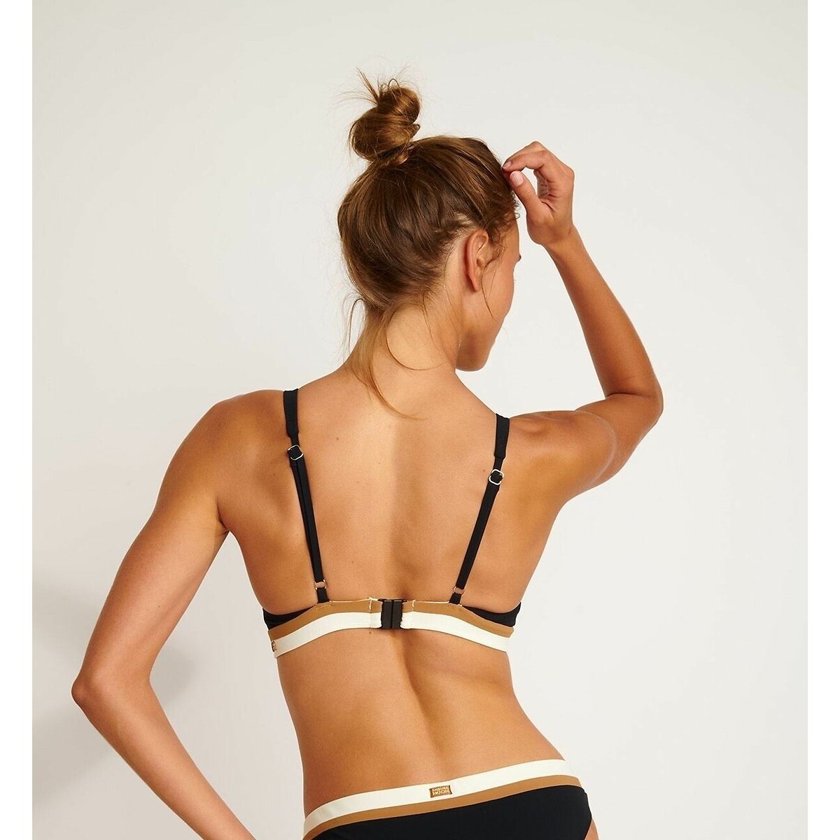 Haut de maillot triangle Dino Montecito noir, BANANA MOON
