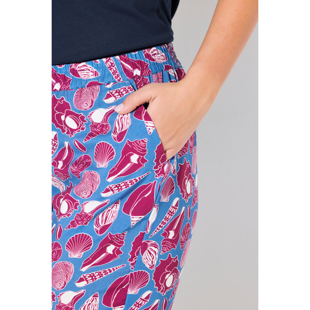 Pantalon Rose bleu pétrole, ULLA POPKEN