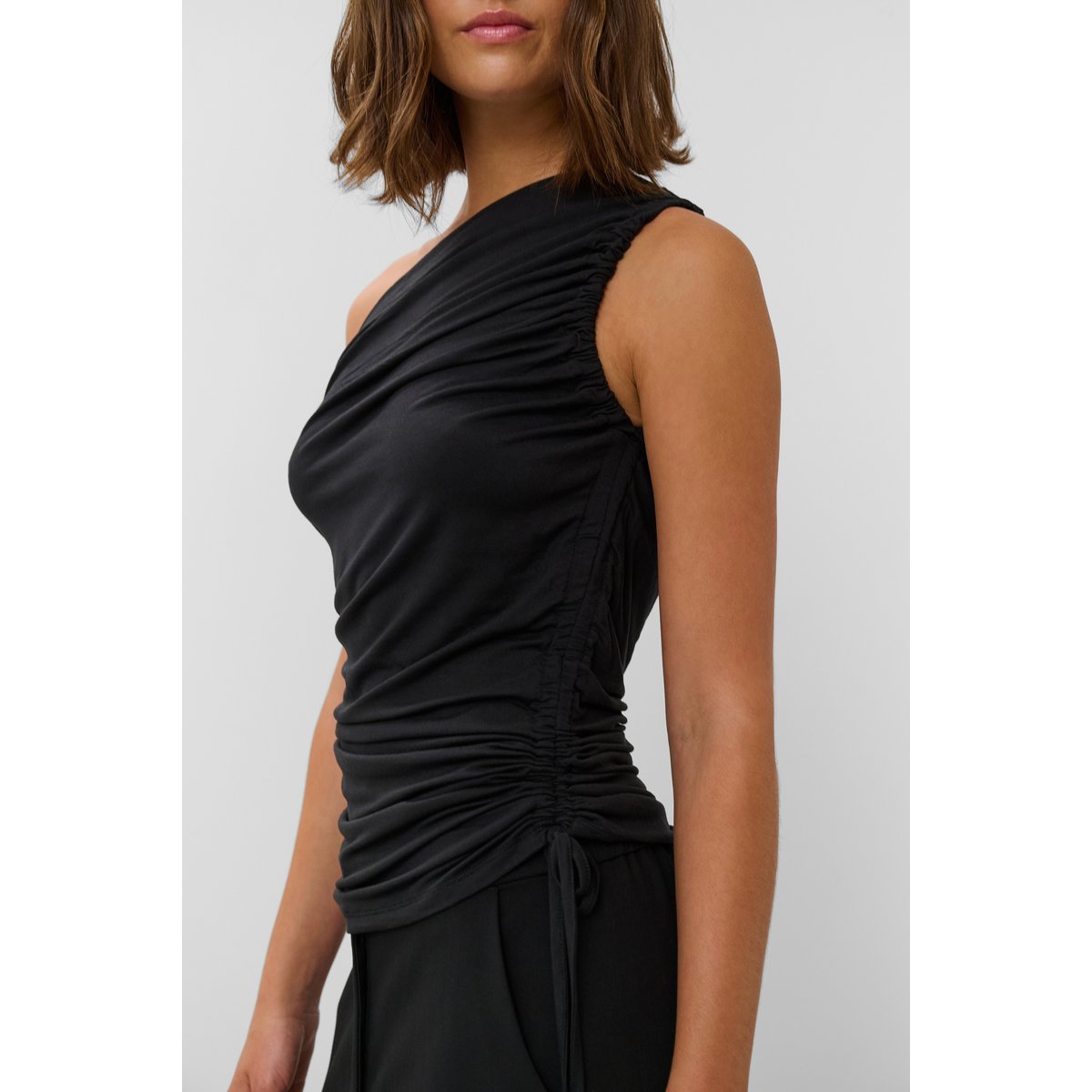 Blouse sans manches noir black, SOAKED IN LUXURY