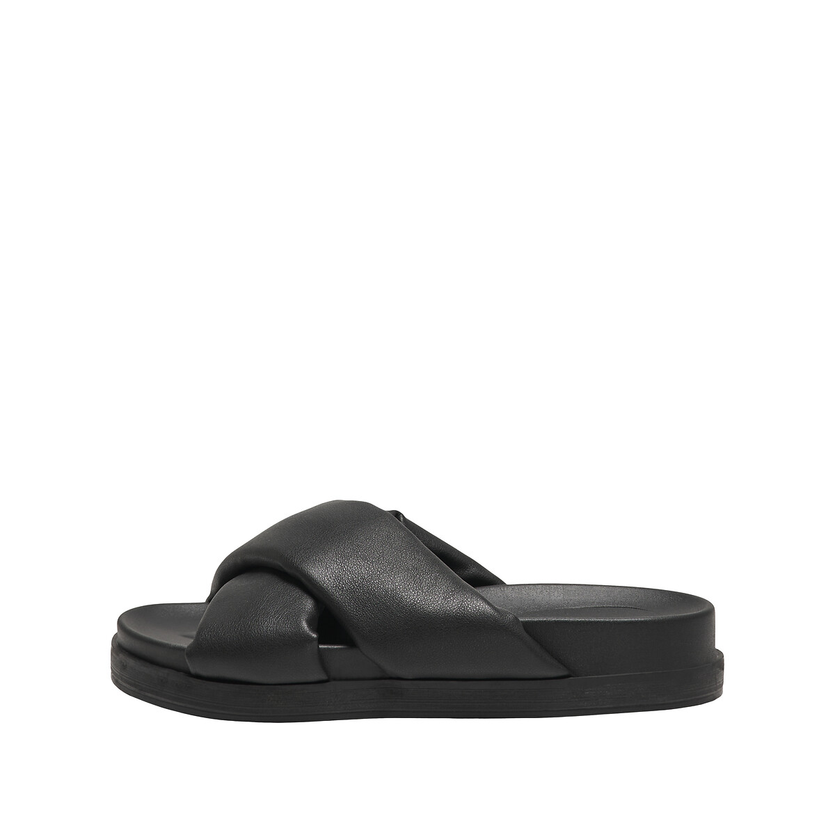 Mules croisées Minnie noir, ONLY SHOES