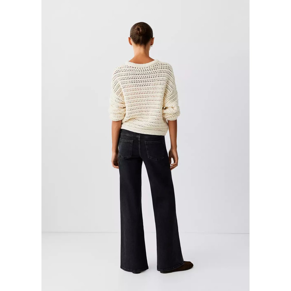 Jeans storm black denim, MANGO TEEN