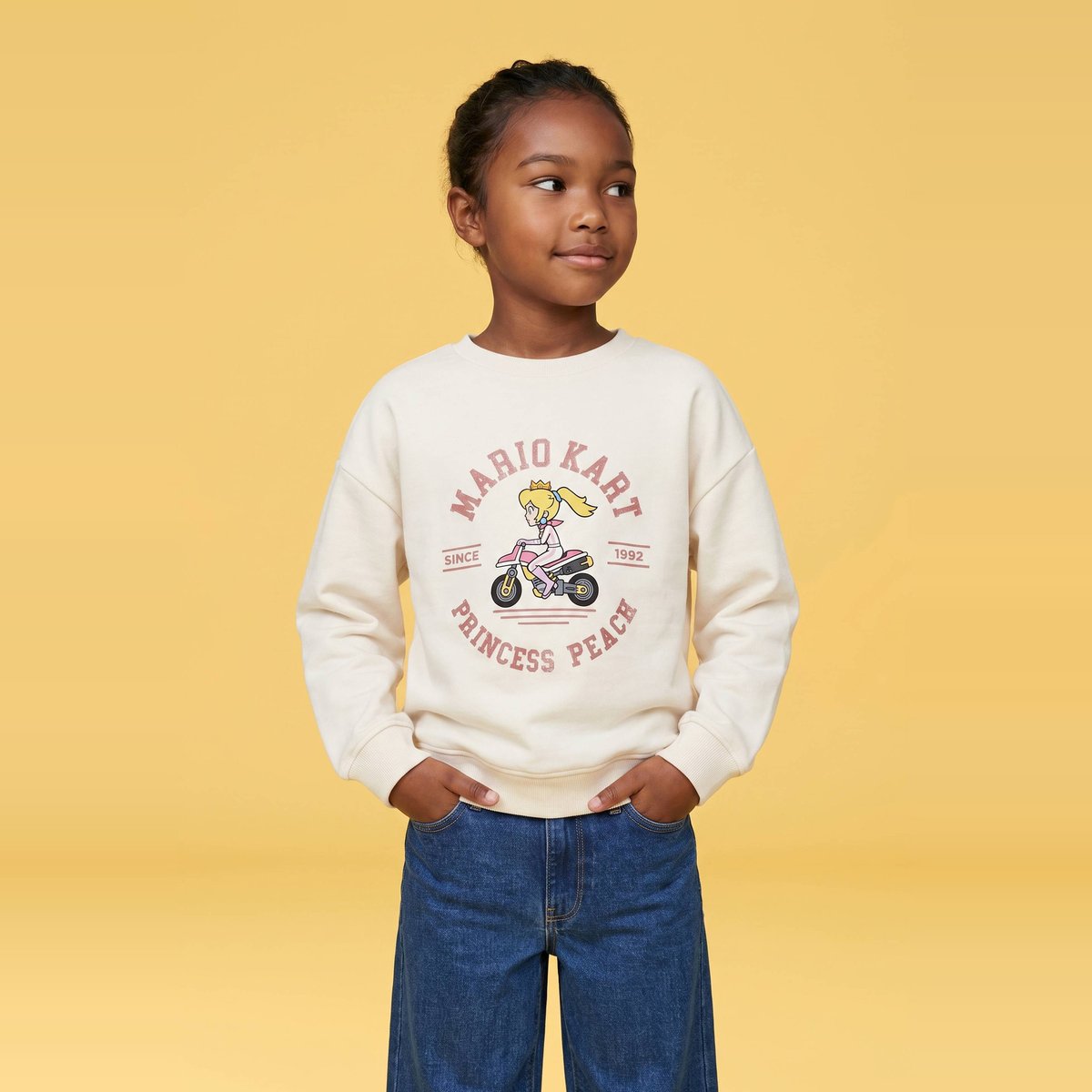SWEAT EN MOLLETON PEACH amaretti, MONOPRIX