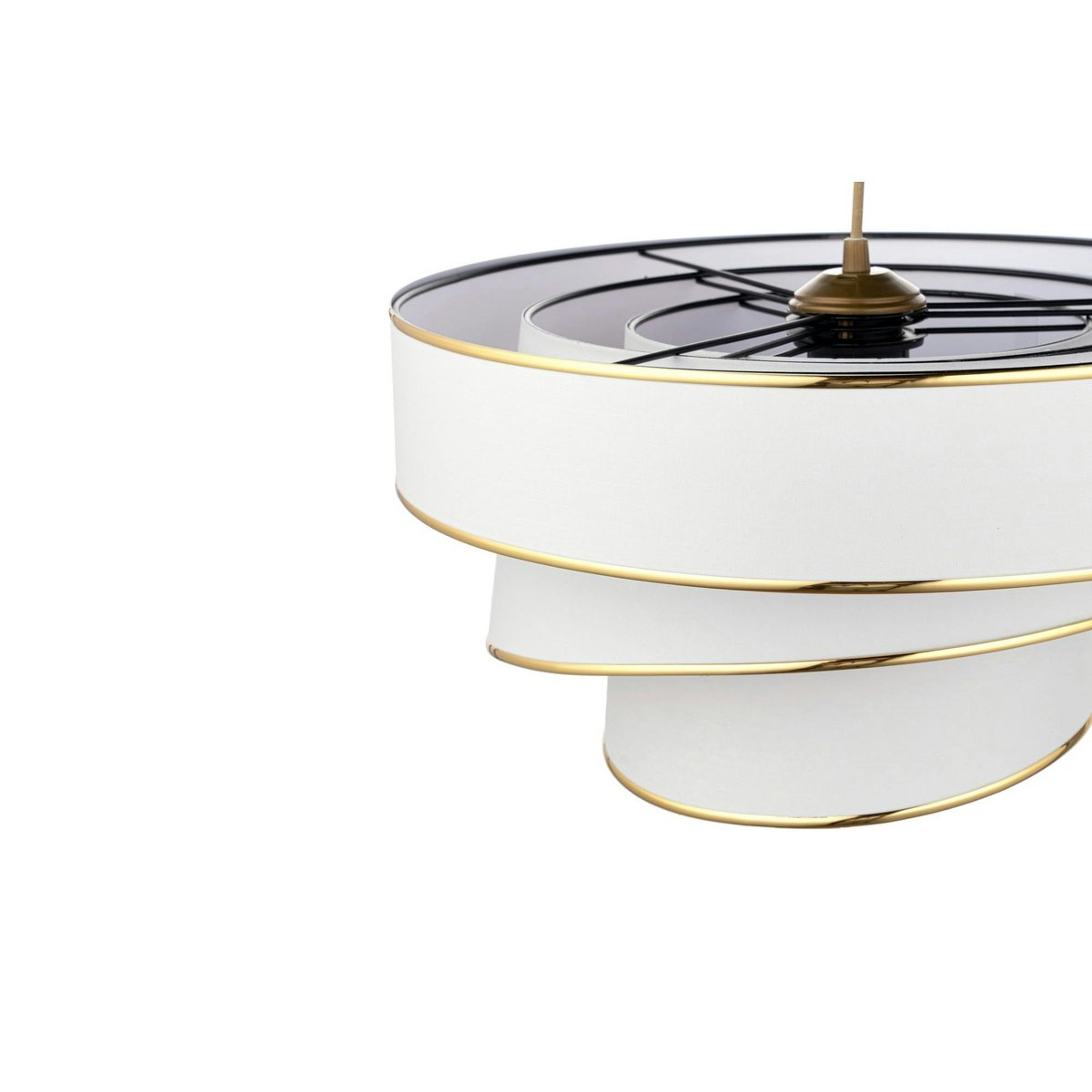 Suspension design - abat-jour triple ZURICH blanc, PIER IMPORT