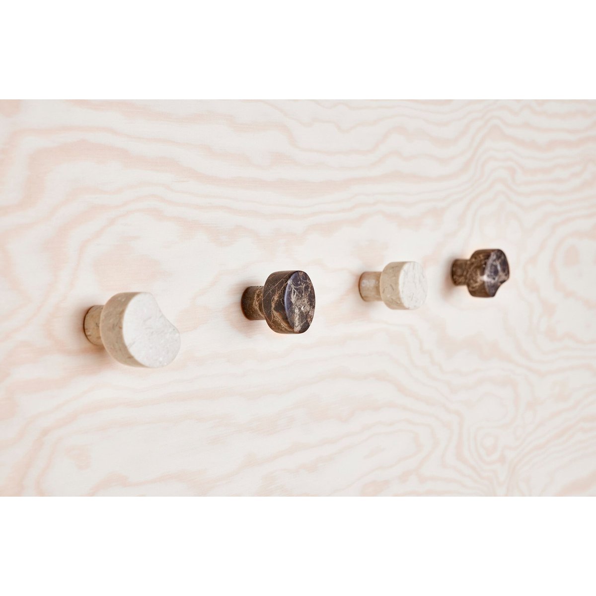 Patère en marbre décoratif LIVING marron, OYOY LIVING DESIGN