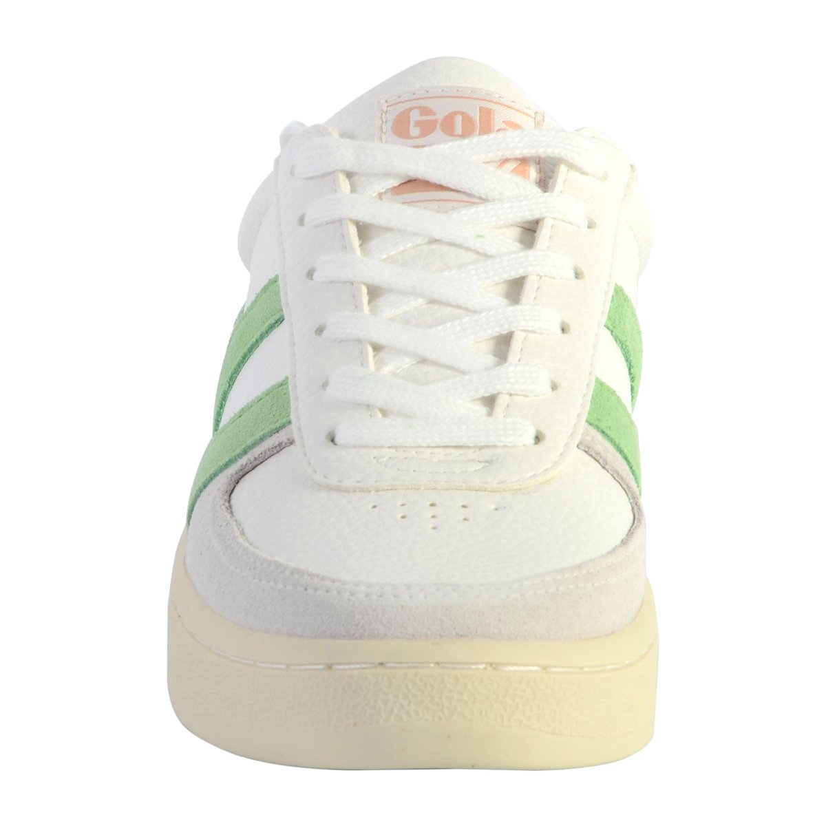 Baskets Grandslam Trident blanc/vert/rose perle, GOLA