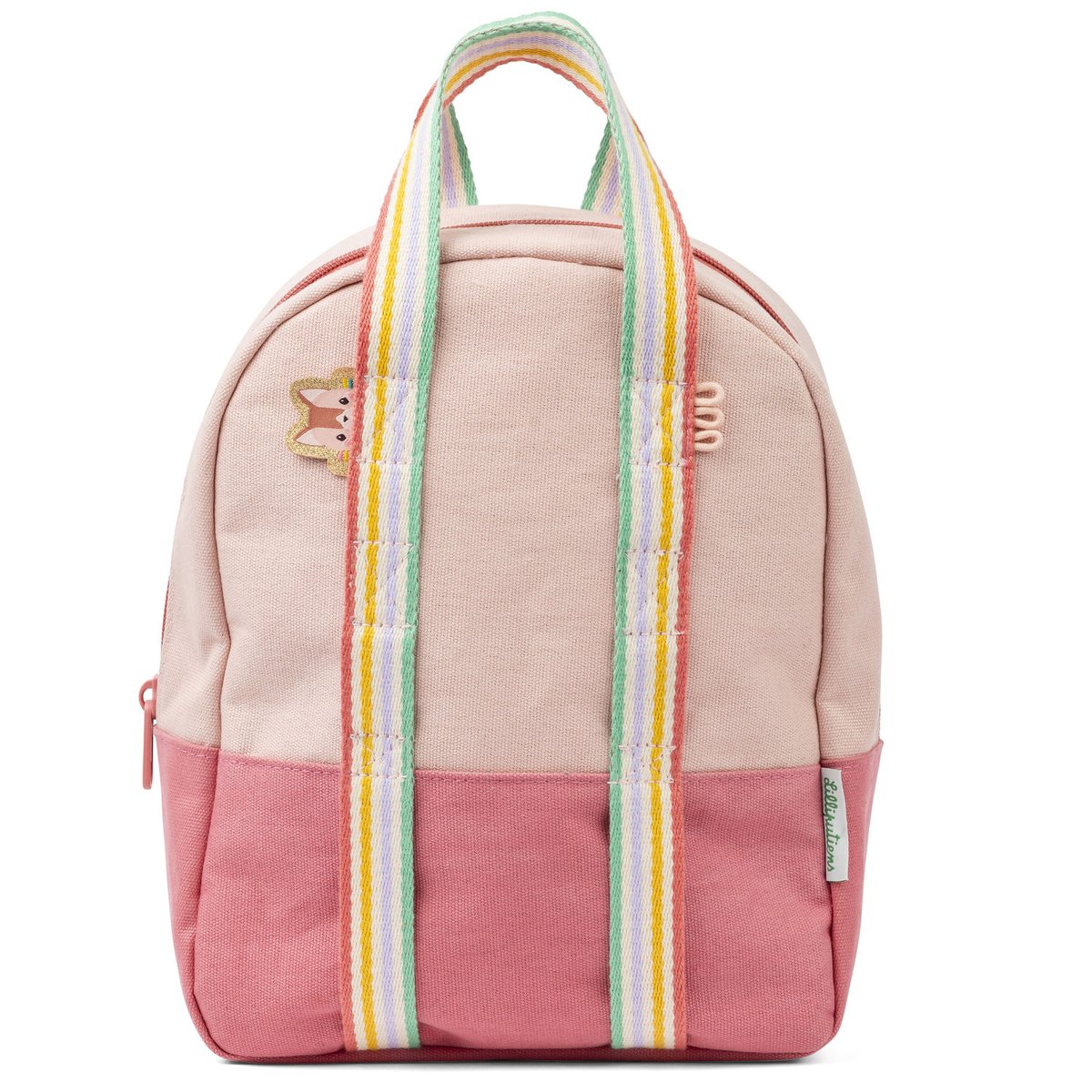 Sac à dos rose, bleu, jaune, LILLIPUTIENS