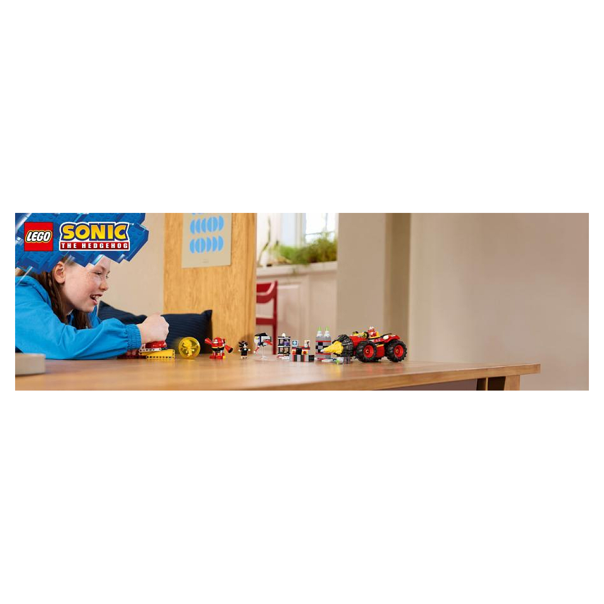 LEGO Sonic The Hedgehog : Super Sonic contre Egg Drillster - Aventure Épique 76999 jaune, LEGO