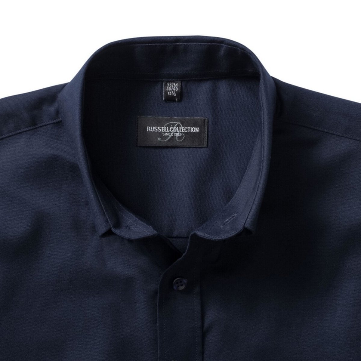 Chemise manches longues bleu marine, RUSSELL