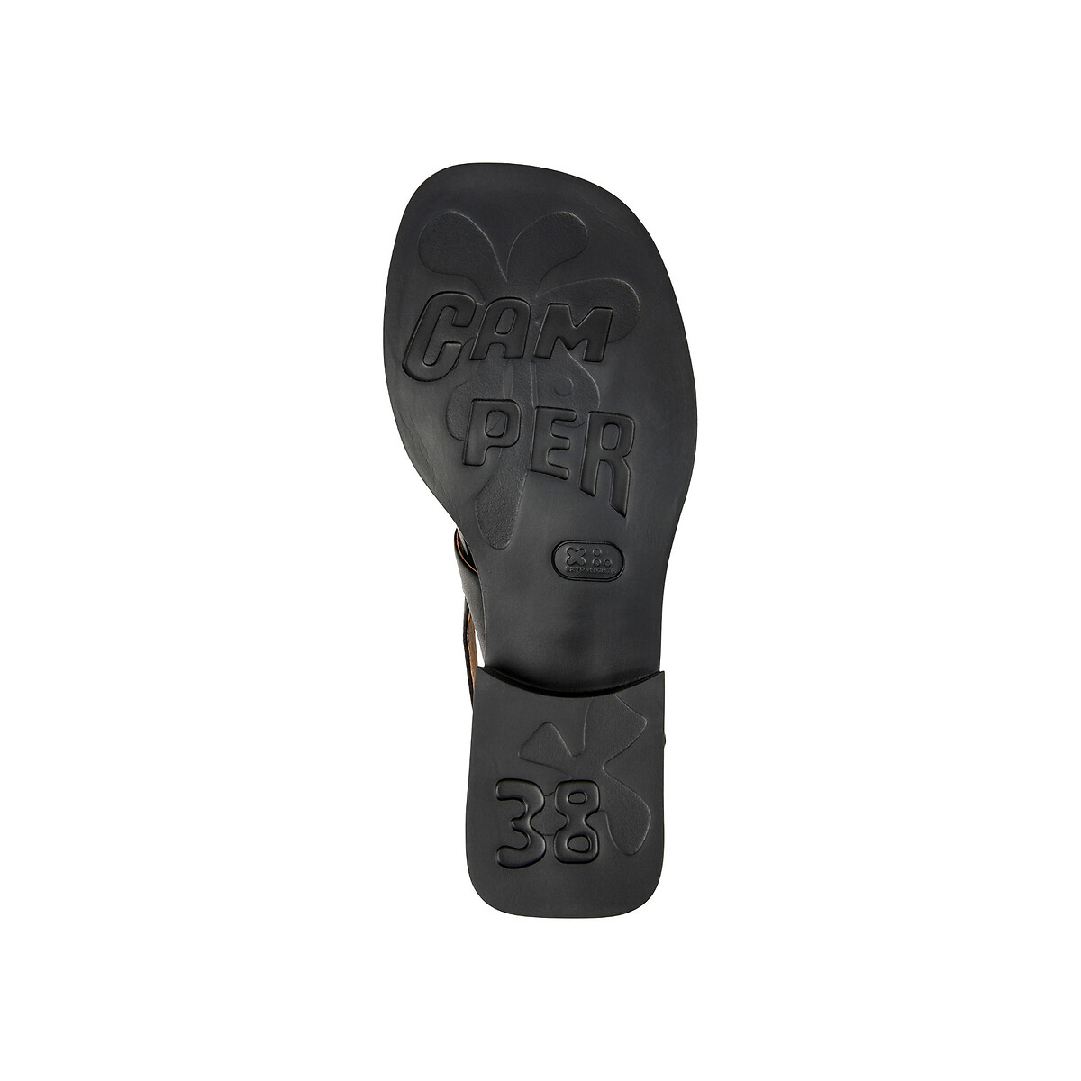 Sandales en cuir ultrasouple Dana noir, CAMPER