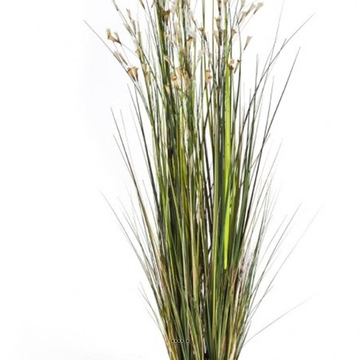 Graminee Herbe de Bambou fleurie artificielle crème, ARTIFICIELLES