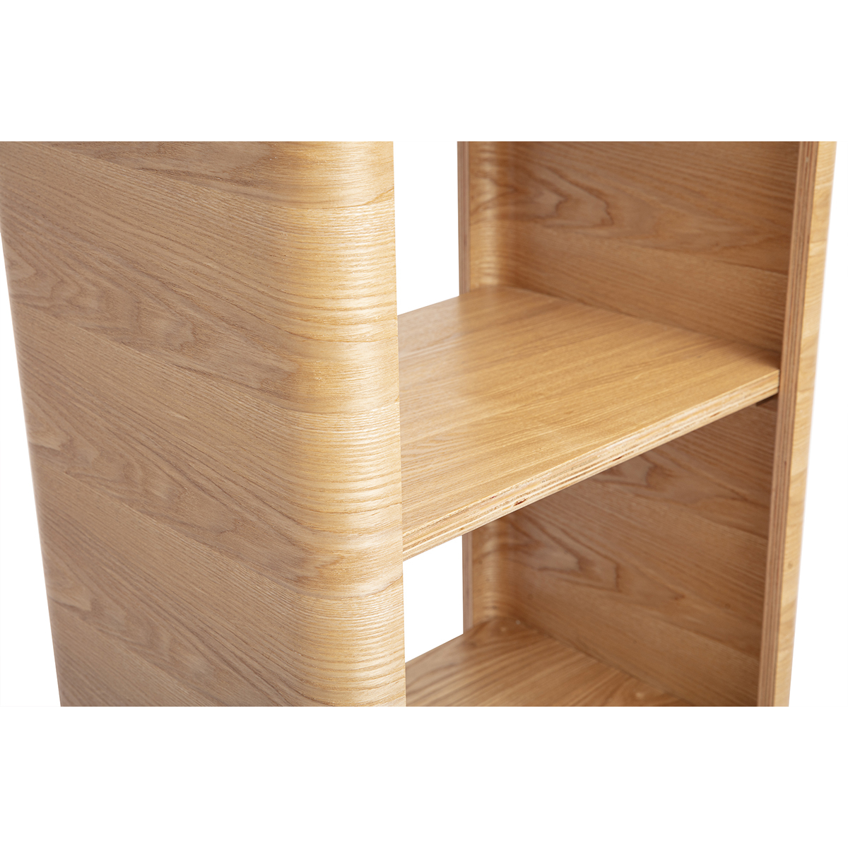 Étagère en bois clair frêne L46 cm NAHIA couleur unique, MILIBOO