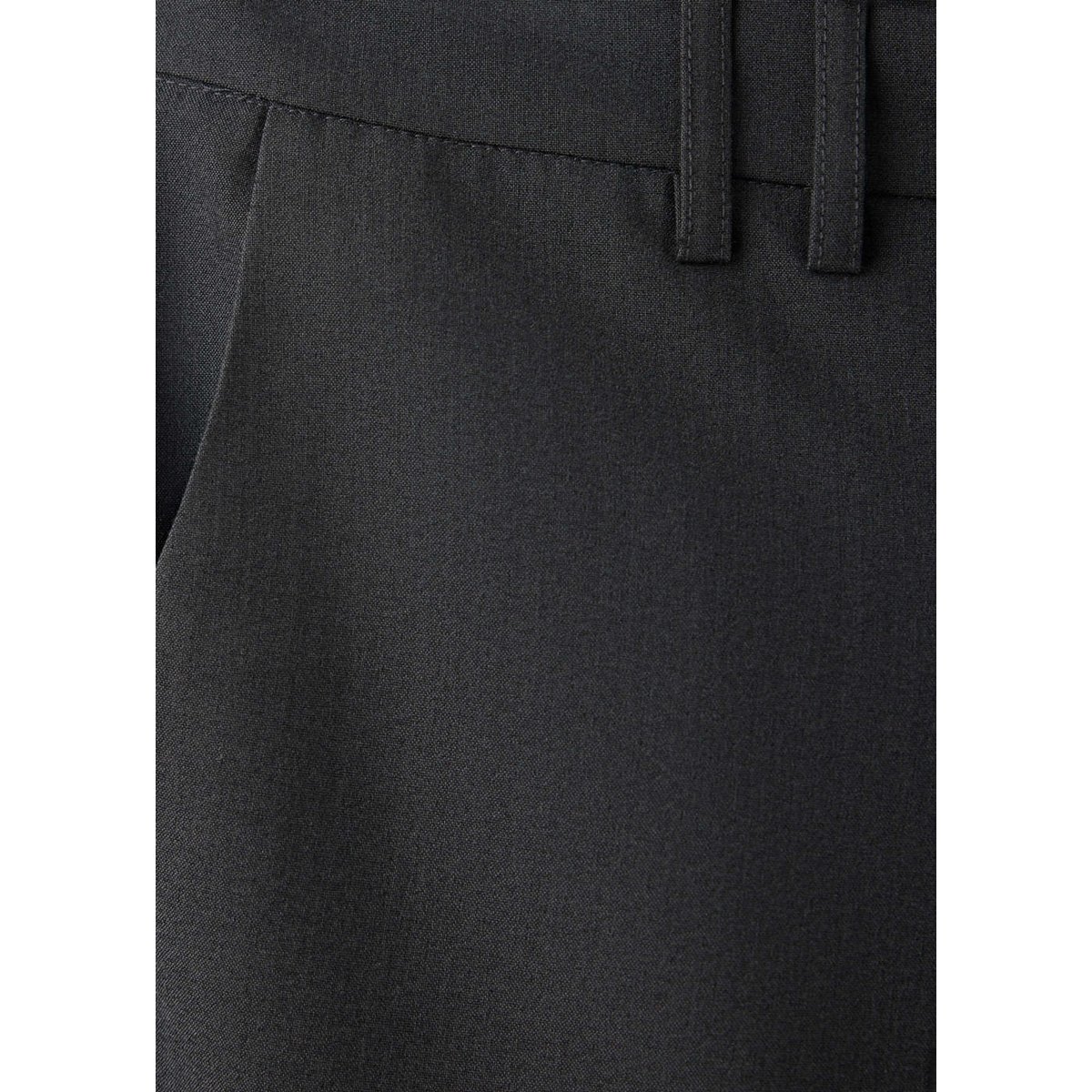 Pantalon droit détail nœud gris, MANGO TEEN