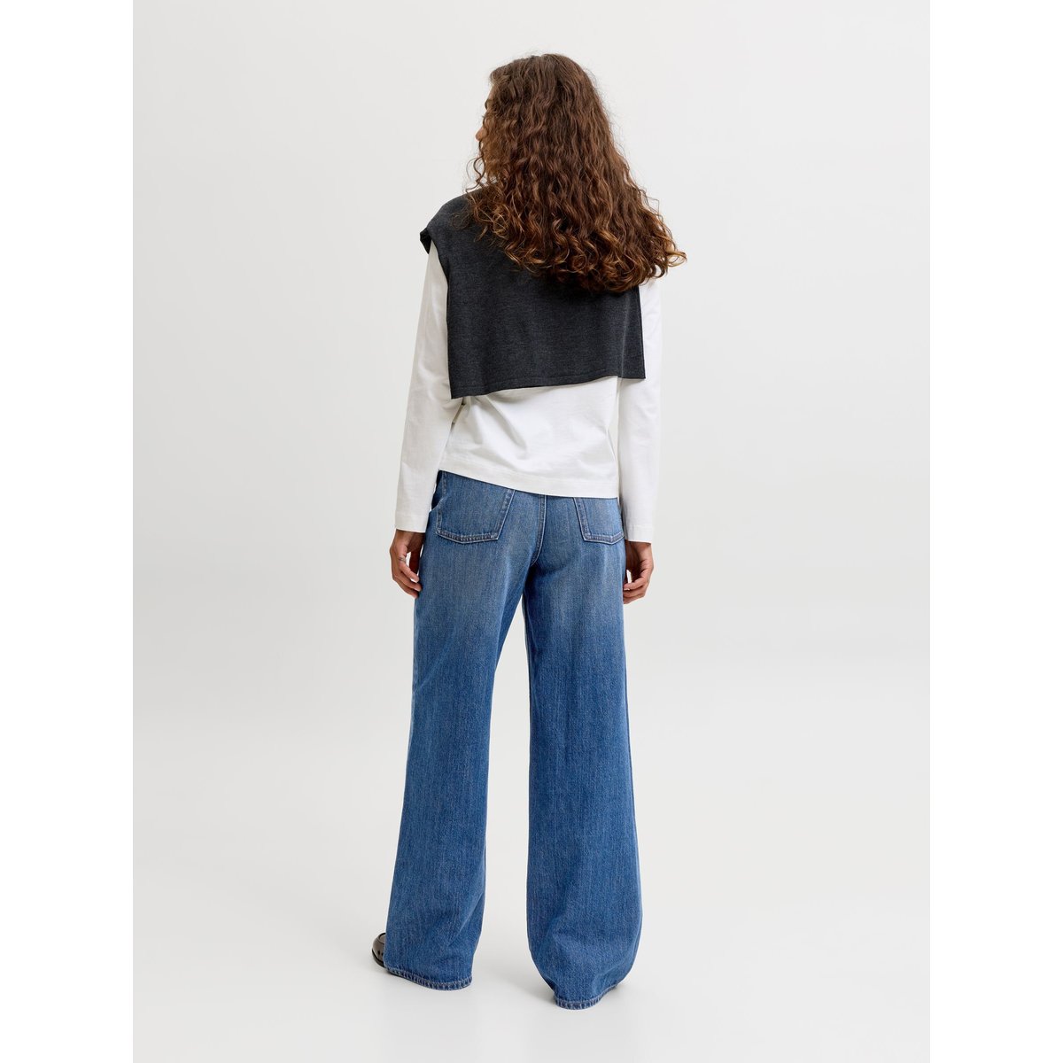 Jean À Coupe Large blue denim, JJXX