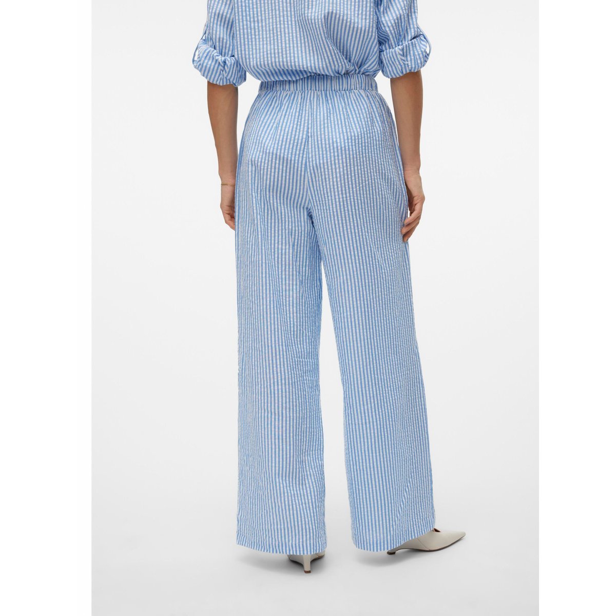 Pantalon À Jambe Large vista blue, VERO MODA