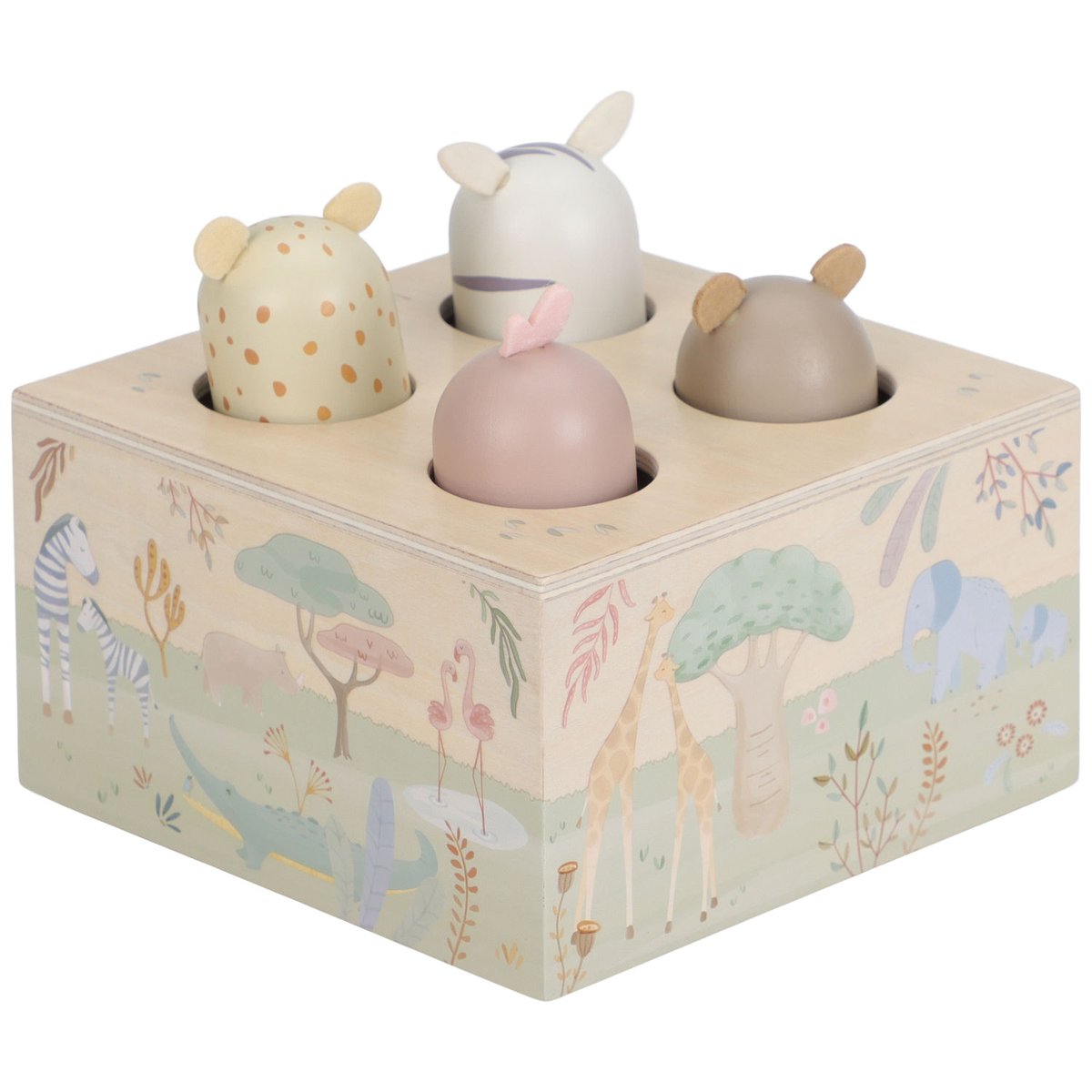 Jouet popup vert, multicolore, bois, LITTLE DUTCH